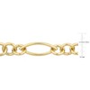 EVERLY JEWELRY | Yellow Plated Sterling Silver Link Bracelet - 8 in - 3 of 4