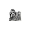 Black Bow Jewelry Sterling Silver Shih Tzu Bead Charm - 2 of 4