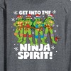 Men's - Teenage Mutant Ninja Turtles - Get Into The Ninja Spirit Long Sleeve Graphic T-Shirt - 2 of 4