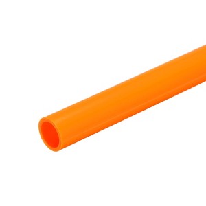 Unique Bargains High Impact Water Plumb Cable Sleeve PVC Rigid Round Pipes 20" Length - 1 of 4