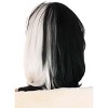 HalloweenCostumes.com  Women 101 Dalmatians Fashion Cruella De Vil Wig for Women, Black/White - 2 of 4