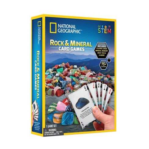 National Geographic Rock And Mineral Card Games : Target