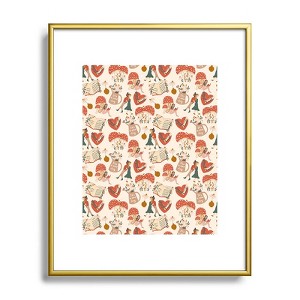 Dash and Ash Woodland Friends Metal Framed Art Print - Deny Designs - 1 of 4
