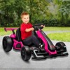 24V Kids Go Kart,300W Powerful Electric Drift Kart Car with Adjustable Seat - 2 of 4