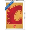 Trends International NHL Calgary Flames - Logo 25 Framed Wall Poster Prints - 3 of 4