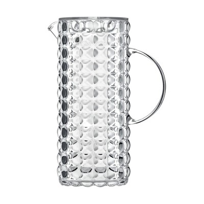 GUZZINI Tiffany Bulb Pitcher with Spout - Clear, Chip Resistant, Unbreakable & BPA-Free, Water Jug, Iced Tea Pitcher for Restaurant & Home