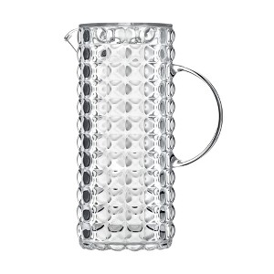 GUZZINI Tiffany Bulb Pitcher with Spout - Clear, Chip Resistant, Unbreakable & BPA-Free, Water Jug, Iced Tea Pitcher for Restaurant & Home - 1 of 4
