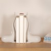 Storied Home Whale-Shaped Cast Iron Bookends in Grey Finish - 3 of 4