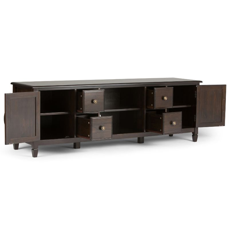 72" Hampshire Wide TV Stand for TVs up to 80" - WyndenHall, 3 of 11