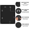 Americanflat 18x24 inch Black Poster Frame | Polished Plexiglass. Hanging Hardware Included! - 2 of 4