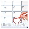 Recycled Contempo Desk Pad Calendar, 18.5 x 13, White/Blue Sheets, Blue Binding, Blue Corners, 12-Month (Jan to Dec): 2026 - 3 of 4