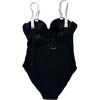 Betsey Johnson Womens' One-Piece V-Neck, Bandeau or Underwire Swimsuits - 2 of 4