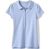 Lands' End Kids Short Sleeve Peter Pan Collar Polo Shirt - 3 of 4