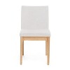 NicBex Set of 2 Modern Fabric Dining Chairs with Curved Backrest, Upholstered Metal Frame Side Chairs for Kitchen, Dining Room - 3 of 4