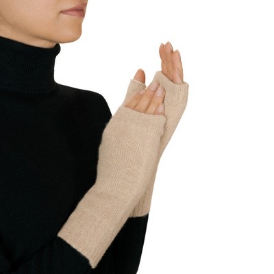 Lona Scott Women's Pure Cashmere Fingerless Mitts