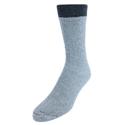 Ctm Men's Merino Wool Boot Crew Socks (3 Pack) : Target