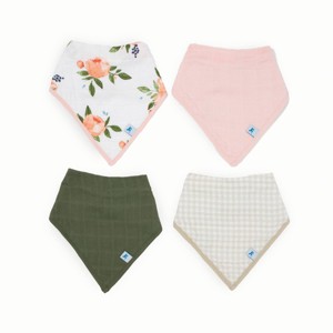 Little Unicorn Cotton Muslin Bandana Bib - 4pk - 1 of 4