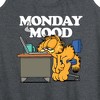 Women's - Garfield - Monday Mood Graphic Racerback Tank - 2 of 4