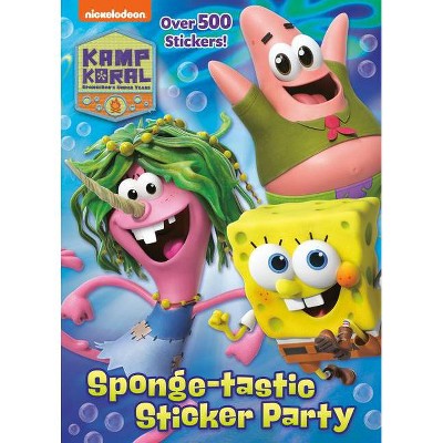 Sponge-Tastic Sticker Party (Kamp Koral: Spongebob's Under Years) - by  Golden Books (Paperback)