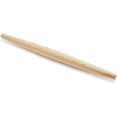 Handcrafted French Style Maple Wood Rolling Pin, 20 inch