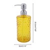 Unique Bargains Elegant Polka Dot Pattern Soap Pump Dispenser for Bathroom 16.9oz 1 Pc - 4 of 4
