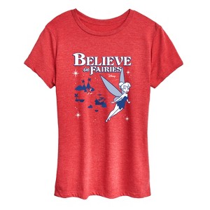 Women's - Disney - Peter Pan Short Sleeve Graphic T-Shirt - 1 of 4