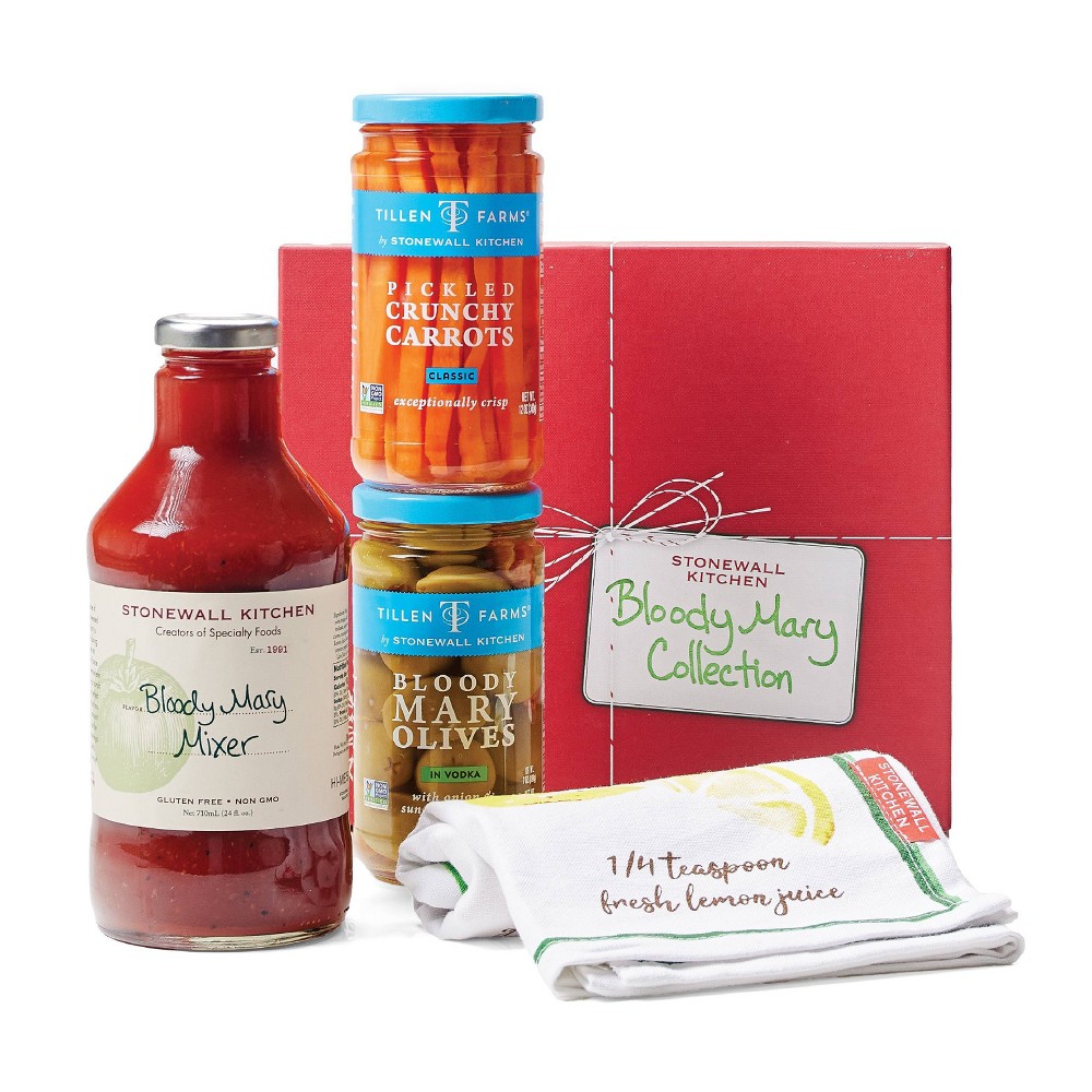 Stonewall Kitchen Holiday Bloody Mary Cocktail Gift Set - 5.9lbs/4pc