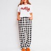 Simply Sage Market Women's Merry Bold Cursive Puff Print Pajama Set - 2 of 4