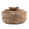 Maliang Lazy Sofa, Back Bean Bag Chair Couch With Three Pillows, Single Gaming Sofa Chair For Living Room, Bedroom - 4 of 4