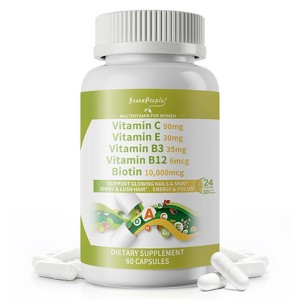 GreenPeople Multivitamin for Women, Support Energy, Immune & Skin Health, 60 Count - 1 of 4