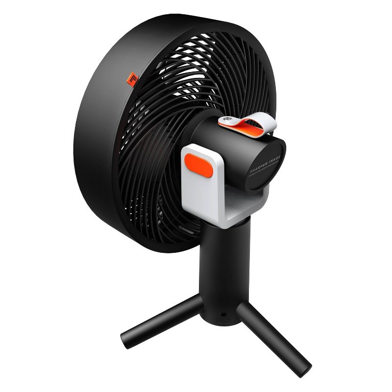 Sharper Image SPIN 12 Compact Oscillating Tabletop Fan with Remote Black, 3 of 6