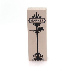 Cats Meow Village 1.25 In Market Street Sign Accessory San Francisco Cable Car Retired Village Accessories - 1 of 2