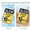 Unique Bargains Aluminum Weather Resistant Waterproof Rust Free Traffic Signs 1 Pc - 4 of 4