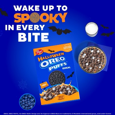 Post Halloween Oreo Puffs Breakfast Cereal - 16.5oz