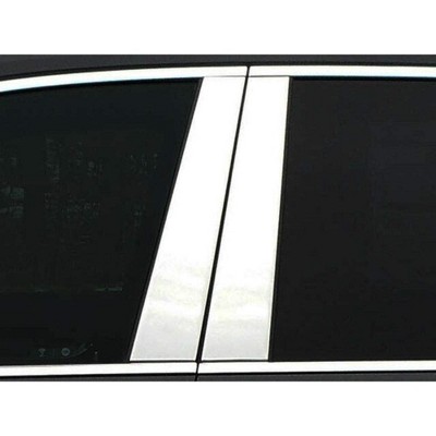 QAA is Compatible with 2020-2021 Cadillac XT6 4 Piece Stainless Pillar Post Trim PP60210