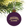 University of Central Arkansas Alumni Mini Small Tiny Wood Christmas Tree Holiday Ornament - 3 of 4
