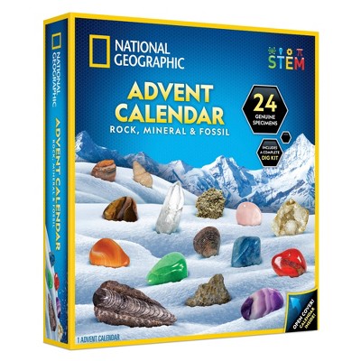 Rock Collection Advent Calendar 2023 With 24 Gemstones Minerals