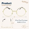 4E's Novelty Old Man Costume for Boys - Stick on Mustache, Eyebrows and Glasses - 100 Day of School Old Man Costume, Grandpa Costume Accessory Kit - 3 of 4