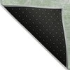 Mint Green And Ivory Abstract Washable Indoor Outdoor Area Rug - 4 of 4