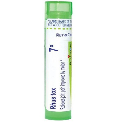 Rhus Tox 7X by Boiron Homeopathic Single Medicine For Pain  -  80 Pellet