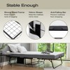 KTMBDW Folding Bed with Mattress - Cot Size Frame - Portable Rollaway Guest Bed with Memory Foam Mattress - Space-Saving Foldable Design - 3 of 4