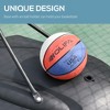 RISOKEYS Portable Basketball Hoop, Height Adjustable 5-7.5FT, with 33 in Backboard and Wheels, for Indoor Outdoor - 3 of 4