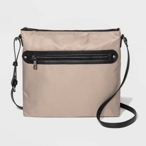 Nylon Crossbody Bag - A New Day Taupe, Women