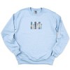 Embroidered Skis - Women's Graphic Sweatshirt - 2 of 4