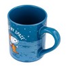 Silver Buffalo Peanuts Snoopy "I Need My Space" Ceramic Mug | Holds 14 Ounces - 3 of 4
