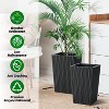 AcekoolPlanters - Self-Watering with Rattan Design for Indoor/Outdoor - 4 of 4