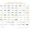 Ohuhu Alcohol Markers Brush Tip - Double Tipped Art Marker Set - 72 Colors- Alcohol-based Refillable Ink - Fine & Brush Dual Tips - Honolulu B - 2 of 4