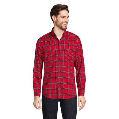 Lands' End Men's Traditional Fit Flagship Flannel Shirt