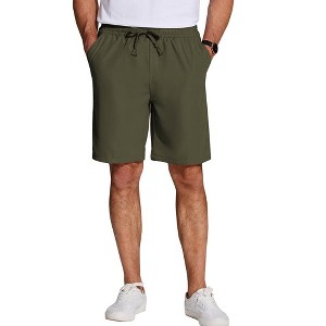COOFANDY Men's Casual Drawstring Shorts Lightweight Elastic Waist Walking Shorts with Pockets - 1 of 4
