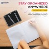 Enday Large Pencil Pouch for 3 Ring Binder, 3-Pocket Flat Pencil Pouch, Zippered Binder Pencil Pouches - 2 of 4